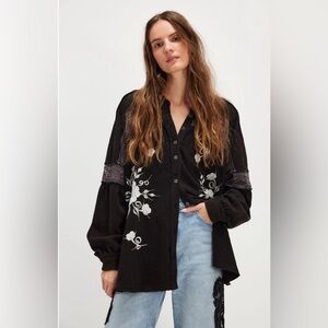 Free People We The Free Blue Ridge Top